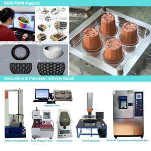 กระถางเซรามิก LUCKY FUSION Horen สำหรับปลูก<span class=keywords><strong>ผัก</strong></span>ในบ้าน ระเบียง กระถางปลูกพืชแบบหนาพิเศษ ทนทาน สไตล์เรโทร - Product Image 5
