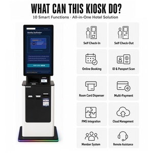 OEM ODM Auto <span class=keywords><strong>Pay</strong></span> Self Parking Station Hotel Flughafen Automat isiertes Einchecken Self Card Dispenser Ticket Drucker Zahlung Kiosk Maschine - Product Image 1
