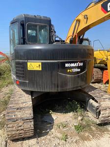 Hot bán sử dụng KOMATSU pc128us bánh xích máy xúc 12t động cơ hộp số bơm thủy lực mang 2020 mô hình 1000h xây dựng - Product Image 2