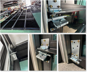 <span class=keywords><strong>Porte</strong></span> <span class=keywords><strong>de</strong></span> <span class=keywords><strong>garage</strong></span> automatique moderne à vue panoramique en verre, isolée, <span class=keywords><strong>motorisée</strong></span>, pour usage commercial, petite taille, extérieure, pour résidentiel - Product Image 6