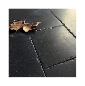 인테리어 장식 광택 검은 석회암 타일 바닥