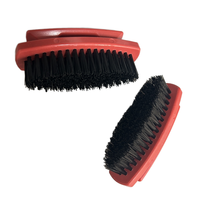Ensemble de 2 mini-brosses à poils avec manche en plastique, brosses de nettoyage portatives