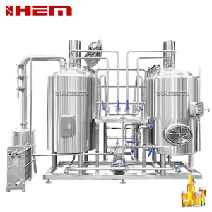Equipo de fermentación de cerveza de acero inoxidable, sistema de microcervecería, elaboración artesanal, 300L, 500L, 1000L