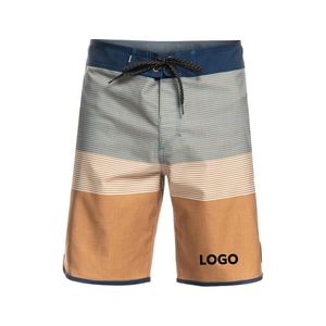 Shorts de bain personnalisés grande taille pour hommes, shorts de surf, longueur 15 pouces, séchage rapide, vêtements de sport et de bain - Product Image 4