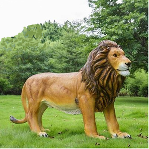 Grands moules en silicone pour statues d'animaux lion, pour sculptures de jardin, figures en béton, injection de fibre de verre, moulage de tigre, animal - Product Image 4