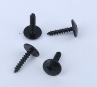 Vis autotaraudeuse à tête cruciforme en acier au carbone métrique de haute qualité, filetage à gauche, personnalisable, plaquée zinc noir Jinggu