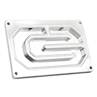 Blocs en aluminium personnalisés équipement médical refroidisseur de liquide plaque brasage sous vide soudage par friction refroidisseur de plaque de refroidissement par eau