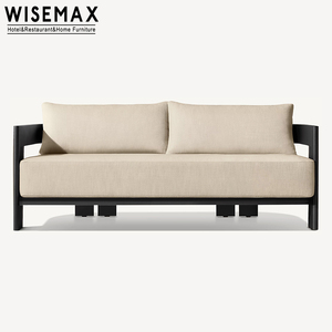 WISEMAX FURNITURE Ensemble de <span class=keywords><strong>table</strong></span> d'extérieur moderne de bonne qualité Mobilier de jardin Patio <span class=keywords><strong>Table</strong></span> en aluminium et chaise pivotante en tissu - Product Image 3