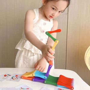 Early Education Wooden Versatile Foldable Toys Logical Thinking Skills <b>Creative</b> Puzzles - Product Image 5