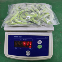 Edamame surgelé en gousses IQF en gros, certifié BRC HACCP IFS, sans OGM, décongeler et servir