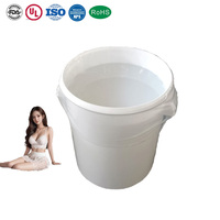 Prix d'usine Caoutchouc de silicone liquide (LSR) sûr pour la peau, durcissement au platine, non toxique, matière première LSR pour la fabrication de produits pour adultes