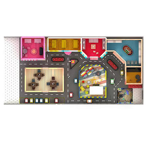 <span class=keywords><strong>Village</strong></span> de jeu de simulation sur le thème éducatif avec nouveau produit aire de jeux intérieure comme centre de jeu de rôle pour le préscolaire - Product Image 4