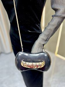 Sacs à main de soirée élégants pour femmes, sacs uniques en marbre avec chaîne, sacs à bandoulière tendance avec poignée métallique 2026 - Product Image 5