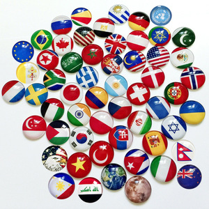 Épinglette de drapeau de mode personnalisée bon marché Royaume-Uni États-Unis Brésil Canada Mexique Italie Épinglette minimaliste en métal personnalisée - Product Image 1
