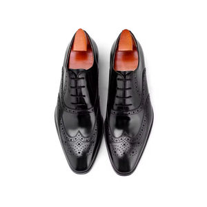 Nouvelles Bottes Oxford en Cuir Véritable Imperméables 2026 pour Hommes, Chaussures à Lacets Lavables, Fabriquées à la Main par Goodyear, Style Rétro Amekaki - Product Image 5