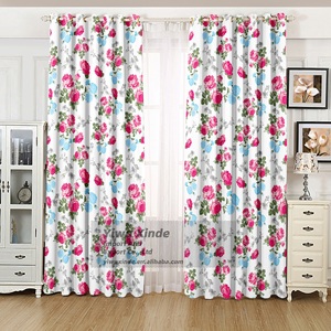 Cortinas Opacas Impresas de una Sola Pieza al por Mayor de Fábrica para la Sala de Estar, Cortinas de Ventana de Alta Calidad para el Hogar - Product Image 6