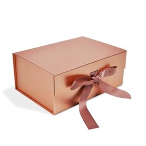 Boîte cadeau pliante magnétique de luxe personnalisée, emballage pour coffret cadeau, bijoux, Noël, mariage, boîte cadeau personnalisée, boîte en papier - Product Image 6