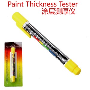 Coating Thickness Gauge Pen Analog Display Automotive Paint Film Tester For Car Repair 0-1200m Yellow Cap - Product Image 5
