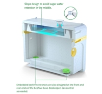 Ruche en plastique reine des abeilles boîte d'accouplement mousse reine boîte d'élevage boîte de pollinisation ruche d'accouplement
