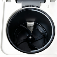 Broyeur de déchets alimentaires électrique intelligent à courant continu 5,6 L à faible bruit, sans odeur, pour intérieur, en acier inoxydable, usage domestique