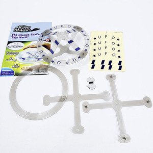 Truc de magie flottant UFO, illusion de lévitation de soucoupe volante, accessoires de magie de close-up, jouet de performance scénique pour magiciens - Product Image 6