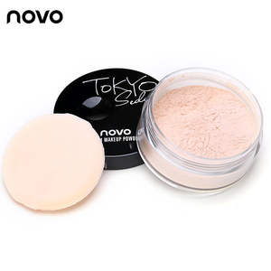 Novo calm bedak rias tahan lama tahan air, bedak halus Kontrol Minyak mineral pengaturan pro kulit madu bedak longgar - Product Image 4