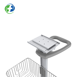 의료 유틸리티 카트 트롤리 의료 모니터 카트 필수 징후 모니터 바구니 휴대용 트롤리 - Product Image 5