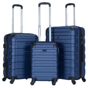 Ensemble de 3 valises de <span class=keywords><strong>cabine</strong></span> à roulettes pour garçons, modernes, légères, étanches en ABS, 20, 24, 28 pouces, avec <span class=keywords><strong>4</strong></span> <span class=keywords><strong>roues</strong></span> – Prix usine - Product Image 2