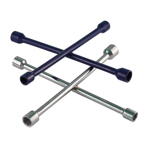 Clé à molette universelle à 4 voies, clé à pneus, clé à jantes, entièrement polie - Product Image 2