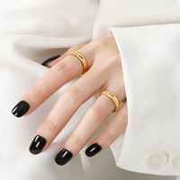 Kunden spezifischer Edelstahls chmuck, leerer Männer ring Edelstahl, kleine Ringe für Frauen schmuck Edelstahl ringe für Mädchen
