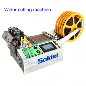 Machine de découpe automatique multi-bandes Sokiei pour sangles, coupe industrielle haute vitesse à chaud/froid pour nylon/polyester élastique - Product Image 4