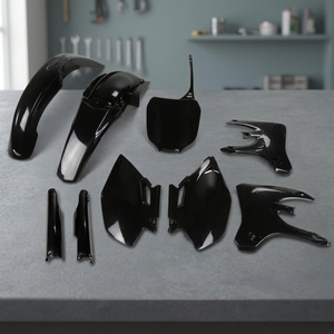 2005 2005 Yamaha YZF 450 Kit completo di plastica nera accessori moto - Product Image 3