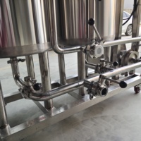 Système automatique de lavage et de nettoyage CIP en acier inoxydable 100L pour le projet clé en main de réservoir de brassage de bière