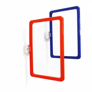 Gondola Shelving Header Topper Sign Holder With Gripper