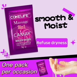 CokeLife Gel Lubrifiant Sexuel Corporel Lisse à Base d'Eau 5g Sachet OEM pour Femmes - Améliore le Plaisir Féminin - Product Image 5