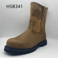 Bottes de sécurité industrielles CXT en cuir Crazy Horse et acier, pour l'exploitation minière, la soudure, l'industrie synthétique et les champs pétroliers, protection des pieds HSB199