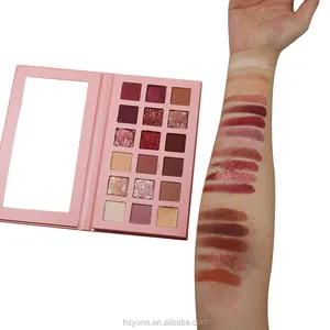 Bóng mắt Pallet tùy chỉnh 18 màu sắc tố Matte long lanh eyeshowdow Eyeshadow Palette