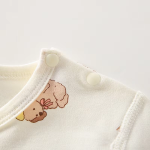 Tutina per Neonati in 100% Cotone Biologico Stampata Vendita Diretta dalla Fabbrica Abbigliamento Estivo Pagliaccetto per Neonati Tuta in Cotone Biologico <span class=keywords><strong>Online</strong></span> - Product Image 4