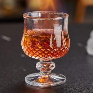 Verre à <span class=keywords><strong>champagne</strong></span> en relief <span class=keywords><strong>français</strong></span> vintage <span class=keywords><strong>grand</strong></span> verre haut niveau d'apparence verre à eau domestique - Product Image 3