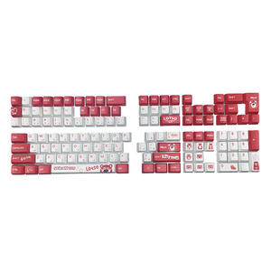 <span class=keywords><strong>Clavier</strong></span> mécanique à thème ours fraise arabe, touches de <span class=keywords><strong>clavier</strong></span> en PBT, hauteur XDA, transfert thermique par sublimation - Product Image 2