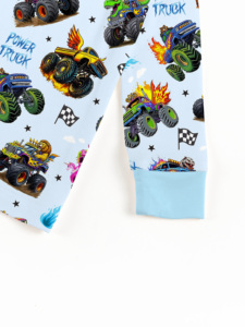 Pijama de bambú orgánico <span class=keywords><strong>para</strong></span> bebé Miozing al por mayor, <span class=keywords><strong>ropa</strong></span> de bebé recién nacido con dibujos animados, <span class=keywords><strong>ropa</strong></span> de dormir <span class=keywords><strong>para</strong></span> bebé con MOQ bajo - Product Image 3