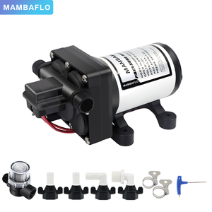 TOP1 Products Mambaflo 42 Series RV Pompe à eau Pompe de surpression domestique 24V DC 18.9LPM/5.0GPM 55PSI Pompe à membrane - Product Image 3