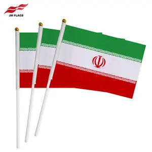 Bán Sỉ Biểu Ngữ Iran 3*5 Ft Cờ Iran Quốc Kỳ Polyester Không Phai Iran