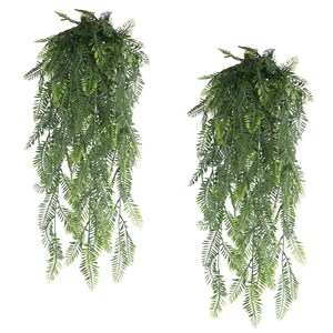 LANJO Vente en gros de plantes artificielles suspendues, fleurs vertes pour la décoration murale des restaurants, hôtels, cafés - Product Image 5