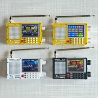 Radio en plastique DP-666 TEF6686 haute sensibilité, bande complète FM AM/LW/MW/SW ESP32 RDS, écran LCD IPS 28 pouces DEEPELEC
