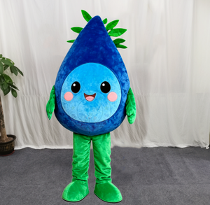 Disfraces de Mascota Gota de Agua Azul/Disfraces de Carnaval para Adultos - Product Image 1