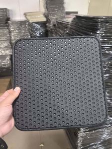 Tapis de litière pour chat double couche, en nid d'abeille, imperméable, anti-urine, en EVA souple, lavable, facile à nettoyer, pour litière pour animaux de compagnie - Product Image 5