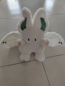 Creativo y Lindo Peluche de Conejo en Forma de Murciélago Blanco y Rosa, Juguetes de Peluche para Decoración y Regalos - Product Image 6