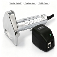 BOTE CE Nouvelle Machine à découper le döner électrique en acier inoxydable, trancheuse à shawarma et kebab, portable semi-automatique