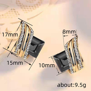 Orecchini Pendenti a Forma di Ala per Donne, Design Geometrico Quadrato, Eleganti Accessori per Orecchie che Valorizzano il Viso, Regalo Quotidiano - Product Image 4